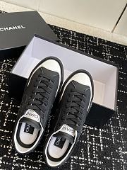 Chanel Sneakers Taurillon Suede & Calfskin Black - 6