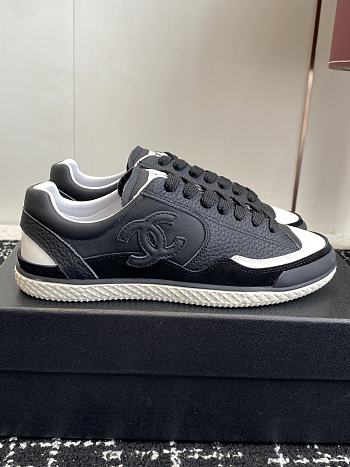 Chanel Sneakers Taurillon Suede & Calfskin Black