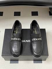 Chanel Calfskin Loafers with Strass Black - 2
