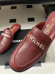 Chanel Calfskin Mule with Strass Red - 2