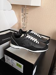 Chanel Sneakers Suede Calfskin & Grained Calfskin Black - 1