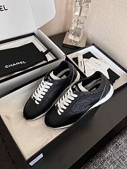 Chanel Sneakers Suede Calfskin & Grained Calfskin Black - 5