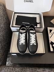 Chanel Sneakers Suede Calfskin & Grained Calfskin Black - 4