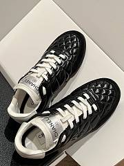 Chanel Sneakers Shiny Calfskin Suede Calfskin Black & White - 4
