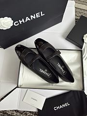 Chanel Mary Janes Lambskin and Patent Calfskin Black - 6