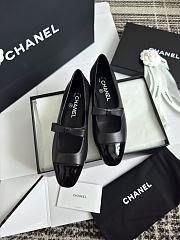 Chanel Mary Janes Lambskin and Patent Calfskin Black - 3