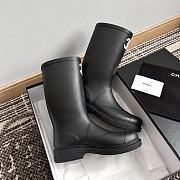 Chanel Rain Boots Black  - 2