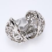 Chanel Sphere Minaudiere Silver Tone Metal & Strass Silver & Crystal - 12x12x12cm - 6