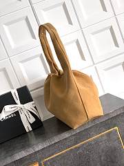 Chanel Large Hobo Bag Suede Brown - 45x35x14cm - 3