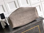 Chanel Large Hobo Bag Suede Gray - 45x35x14cm - 6