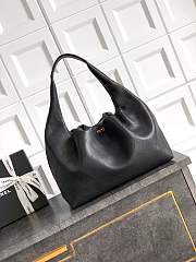 Chanel Large Hobo Bag Lamskin Black - 45x35x14cm - 3