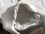 Chanel Large Hobo Bag Lamskin White - 45x35x14cm - 6