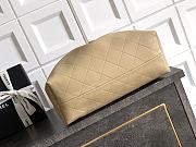 Chanel Large Hobo Bag Lamskin Beige - 45x35x14cm - 5