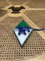 Bottega Veneta Dog Charm Blue - 2