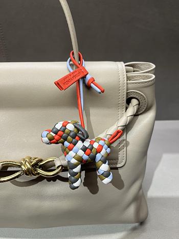 Bottega Veneta Dog Charm Multicolors
