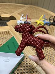Bottega Veneta Dog Charm Burgundy - 2
