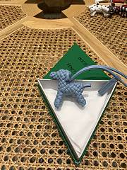 Bottega Veneta Dog Charm Light Blue - 4