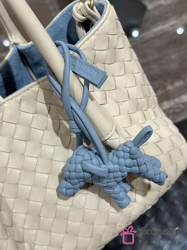 Bottega Veneta Dog Charm Light Blue - 1