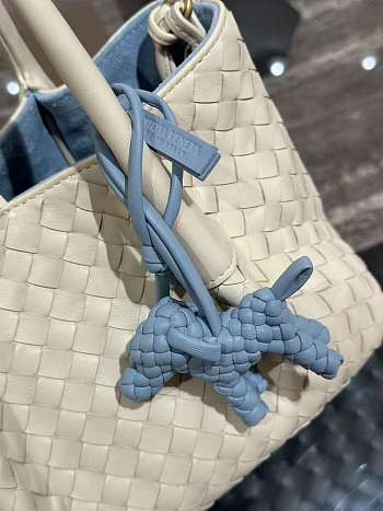 Bottega Veneta Dog Charm Light Blue