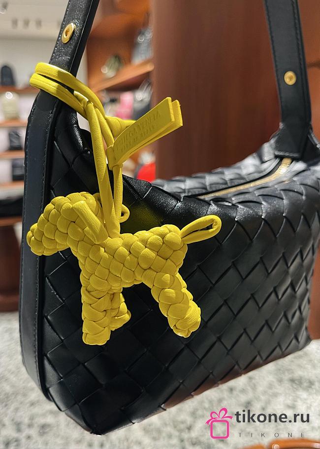 Bottega Veneta Dog Charm Yellow - 1