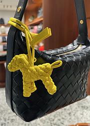 Bottega Veneta Dog Charm Yellow - 1