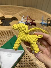Bottega Veneta Dog Charm Yellow - 5