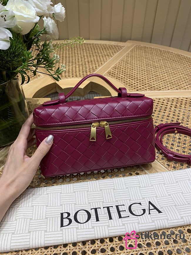 Bottega Veneta Bang Bang Vanity Case Cinnabar - 23x12.5x4cm - 1