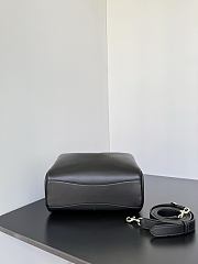 Balenciaga Rodeo Camera Bag in Lamskin Black Silver - 22.8x15.4x9.9cm - 3