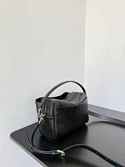 Balenciaga Rodeo Camera Bag in Lamskin Black Silver - 22.8x15.4x9.9cm - 5