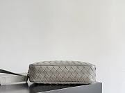 Bottega Veneta Small Intrecciato Camera Bag in Gray - 24.5x15x6cm - 3