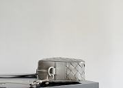 Bottega Veneta Small Intrecciato Camera Bag in Gray - 24.5x15x6cm - 4