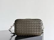 Bottega Veneta Small Intrecciato Camera Bag in Khaki - 24.5x15x6cm - 1