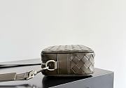 Bottega Veneta Small Intrecciato Camera Bag in Khaki - 24.5x15x6cm - 6