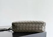 Bottega Veneta Small Intrecciato Camera Bag in Khaki - 24.5x15x6cm - 4