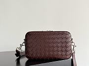 Bottega Veneta Small Intrecciato Camera Bag in Madder Brown - 24.5x15x6cm - 1