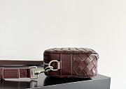 Bottega Veneta Small Intrecciato Camera Bag in Madder Brown - 24.5x15x6cm - 5