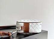 Bottega Veneta Small Intrecciato Camera Bag in Natural - 24.5x15x6cm - 6