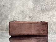 Balenciaga Le City Bag Meidum in Coffee Suede Calfskin Brass Hardware - 38x24x13cm - 6