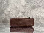 Balenciaga Le City Bag Small in Coffee Suede Calfskin Brass Hardware - 29.9x19.1x9.9cm - 6