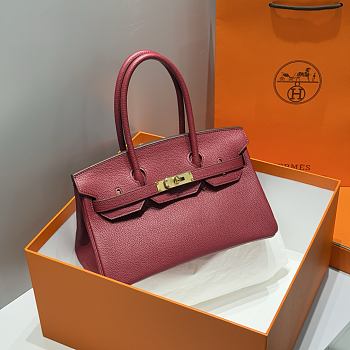 Hermes Shoulder Birkin Togo Red Gold Hardware - 29cm