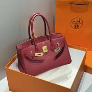 Hermes Shoulder Birkin Togo Red Gold Hardware - 29cm - 5