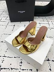 Amina Muaddi Brigitte Slipper Gold Mirror 95mm - 6