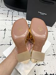 Amina Muaddi Brigitte Slipper Gold Mirror 95mm - 4