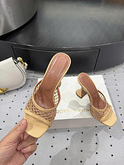 Amina Muaddi Lupita Net Slipper 95 Beige - 2