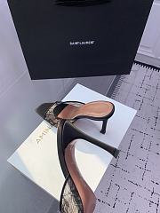 Amina Muaddi Alexa Lace Slipper 95 Beige - 2