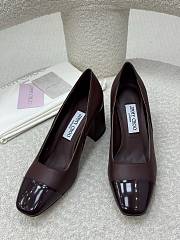 Jimmy Choo Jenson 65 Deep Merlot Patent Leather Nappa Pumps - 5