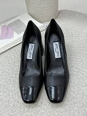 Jimmy Choo Jenson 65 Black Patent Leather Nappa Pumps - 6
