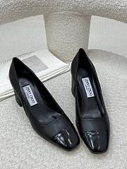 Jimmy Choo Jenson 65 Black Patent Leather Nappa Pumps - 4