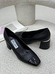 Jimmy Choo Jenson 65 Black Patent Leather Nappa Pumps - 2