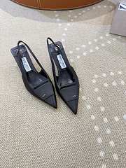Jimmy Choo Frances 60 Slingback Pumps Black - 6